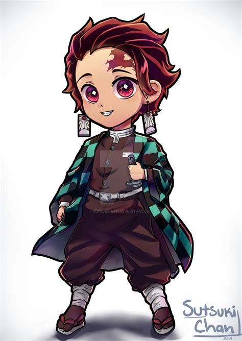 Tanjiro Chibi By Sutsukichan On Deviantart