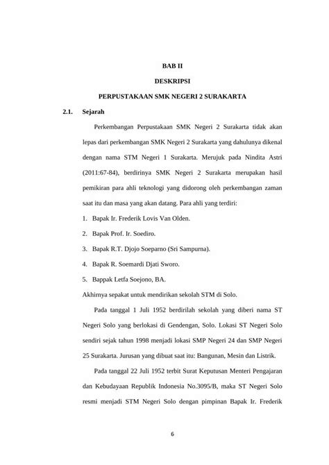 Pdf Bab Ii Deskripsi Perpustakaan Smk Negeri 2 Surakarta · Berbagai