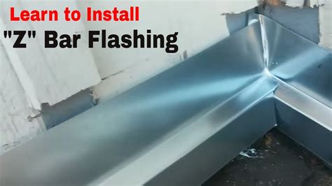 How To Install Z Bar Flashing Learn To Install Z Bar Flashing Step