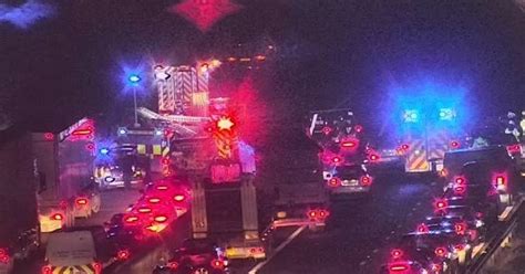 One Person Taken To Hospital After Four Vehicle Crash Closes The M4