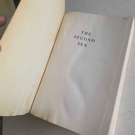 The Second Sex By Simone De Beauvoir Hobbies Toys Books Magazines Fiction Non Fiction