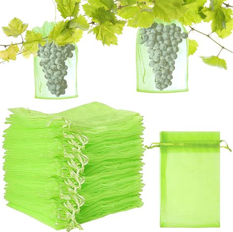 TOPJOWGA Sac de Protection de Grappes de Raisin 60 Pièces Sac