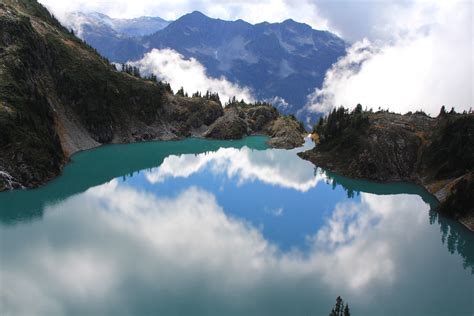 Unnamed Alpine Lake Along The Pitt River Valley British Columbia Canada Imgur