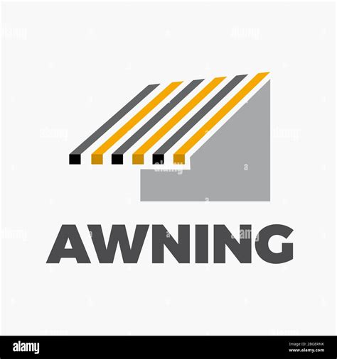 Awning Logo Design Vector Template Stock Vector Image And Art Alamy