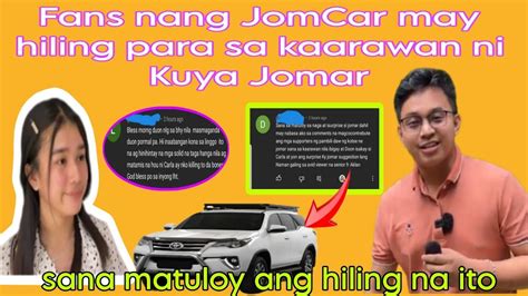 Fans Nang Jomcar May Hiling Para Sa Kaarawan Ni Kuya Jomar