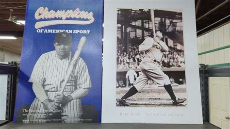 Babe Ruth Baseball Posters Dixon S Auction At Crumpton