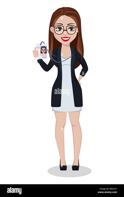 Female Manager Cartoon