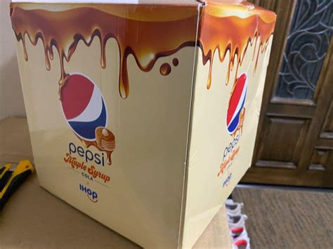 Pepsi Maple Syrup Ihop Cola 2 Cans Limited Edition Promo New Rare