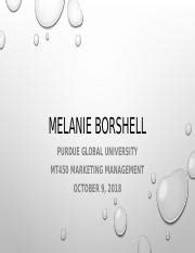 MBorshell MT450Assignment1 Unit7 Pptx MELANIE BORSHELL PURDUE GLOBAL