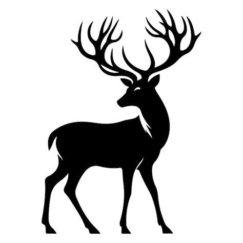 Premium Vector Deer Silhouette Vector