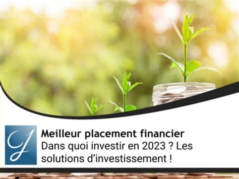 Dans Quoi Investir En 2023 Les Solutions D Investissement