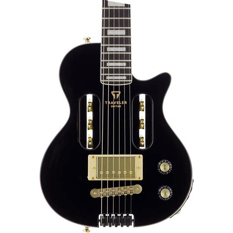 Traveler Guitar Eg 1 Custom V2 Electric Travel Guitar Black Musician