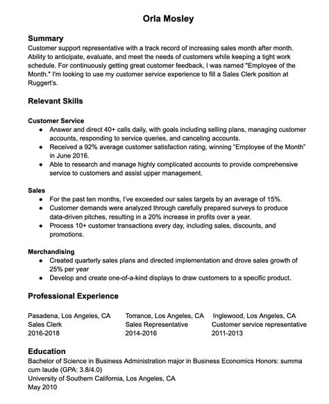 Resume Samples That Will Get You Hired Careercloud