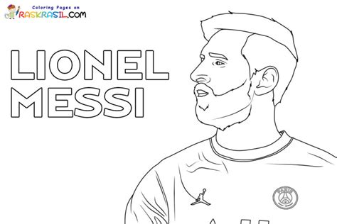 Messi Coloring Pages