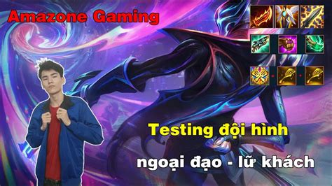 AMAZONE GAMING Tập Sự TFT Thử hàng Lữ khách YouTube