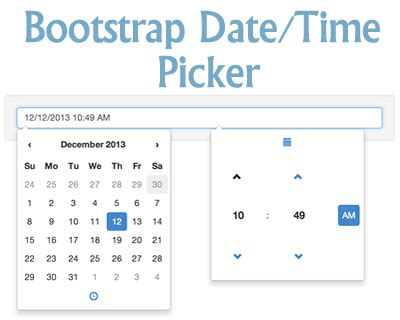 Free Bootstrap Date Picker And Time Picker Jquery Plugins Free Images