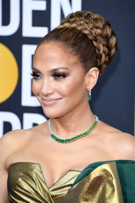 Jennifer Lopez At The Golden Globes Best Hair And Makeup At The