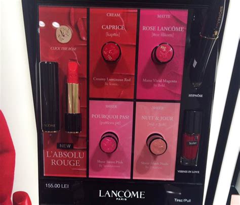 Lancome Labsolu Rouge Lipstick Swatches Photos Beauty Trends And