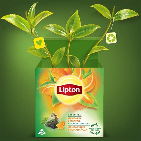 Zestaw Lipton Herbata Zielona Mandarynka I Pomara Cz X Szt