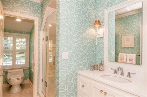 Chevy Chase Md Traditional House Remodel Beach Style Bathroom Dc