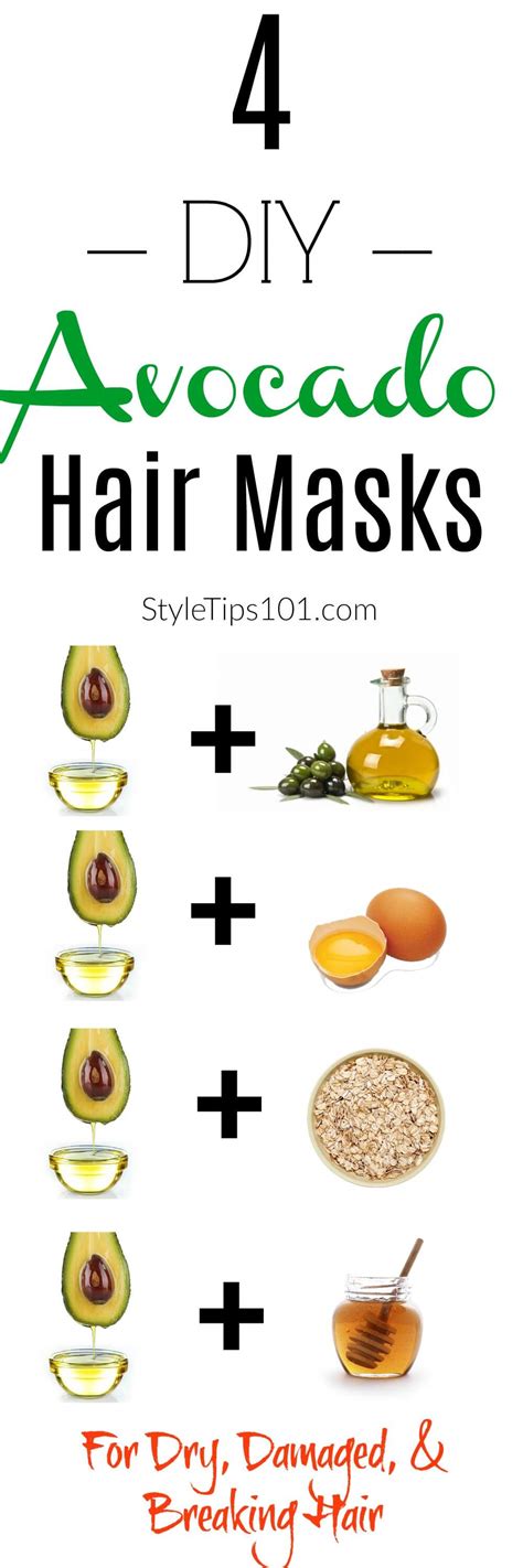 4 Simple Diy Avocado Hair Mask Recipes