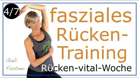 Min Faszien Training F R Den R Cken Ohne Ger Te Youtube