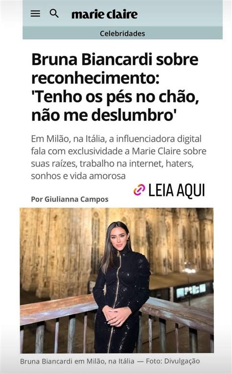 Indy On Twitter Saiu Entrevista Da Bruna Biancardi Pra Marie Claire