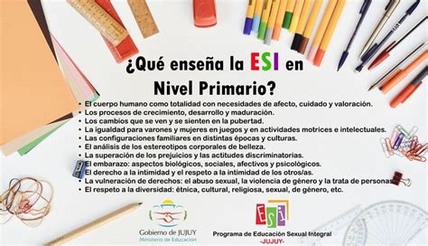 Programa Educación Sexual Integral Ministerio De Educacion