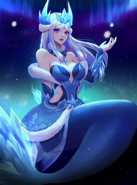 Artstation Winter Wonder Nami Kezi League Of Legends Nami League Of Legends Characters