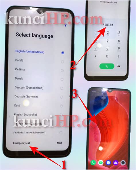 Cara Reset Hp Realme C20 RMX3063 Lupa Pola Sandi Layar