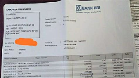 Beda Rekening Koran Dan Mutasi Rekening