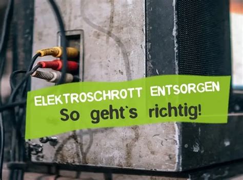 Elektroschrott Entsorgen Wohin Mit Elektroger Ten Careelite