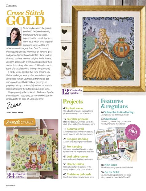 Cross Stitch Gold Magazine August 2019 Back Issue