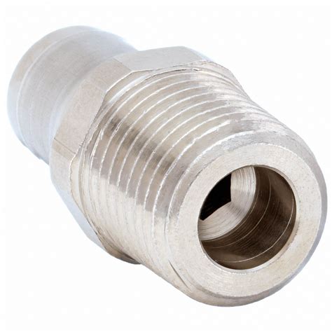 Legris Male Connector Nickel Plated Brass Push To Connect X Mbspt