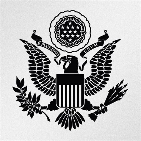 Great Seal Of The United States American Eagle Coat Of Arms Vinyl Decal ...