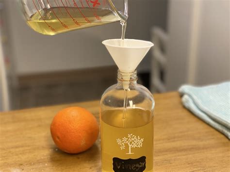 Diy Orange Peel Vinegar Cleaner • The Crunchy Ginger