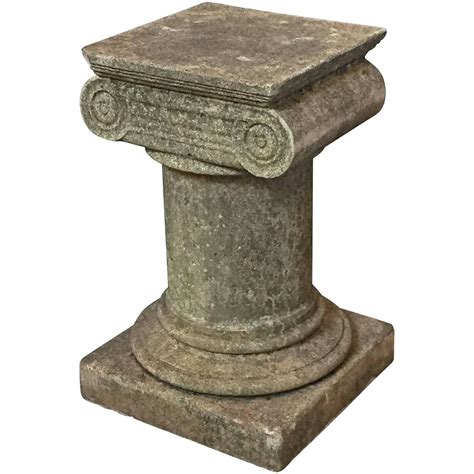 English Garden Stone Plinth In The Classical Style For Sale At 1stdibs