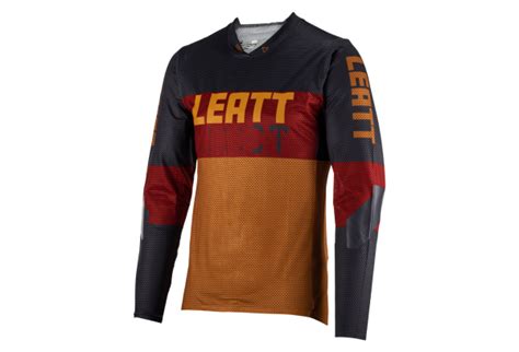 Maillot Manches Longues Leatt MTB Gravity 4 0 Suede Marron Alltricks Fr