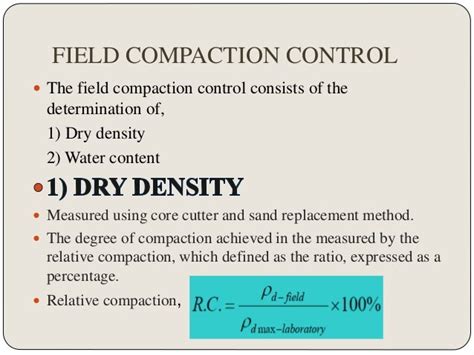 Soil compaction