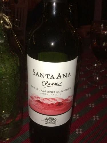 Bodegas Santa Ana Classic Shiraz Cabernet Sauvignon Vivino