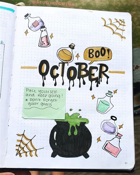 37 October Bullet Journal Ideas To Plan The New Month