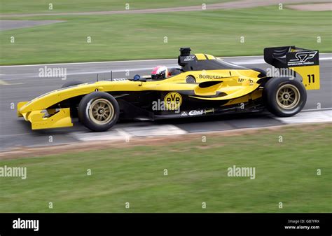 Superleague Formula Qualifying Donington Park Stock Photo Alamy