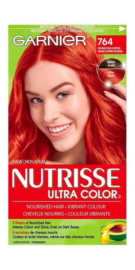 Garnier Red Hair Dye Semi Permanent Thin Hair Ties