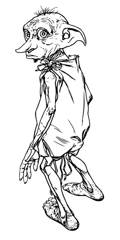 Dobby Coloring Page