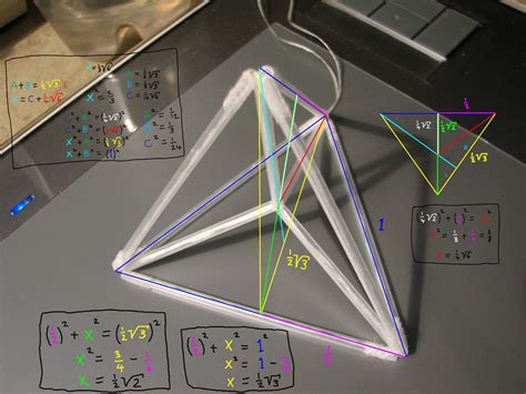 tetra | calculating the height of a tetrahedron, using the P… | Flickr