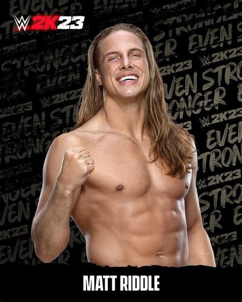 Matt Riddle Wwe 2k23 Roster