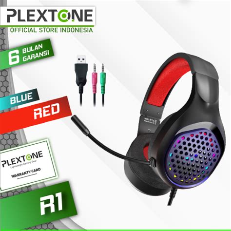 Plextone Xmowi R Gaming Headset Rgb Over Ear Rotatable Long Mic