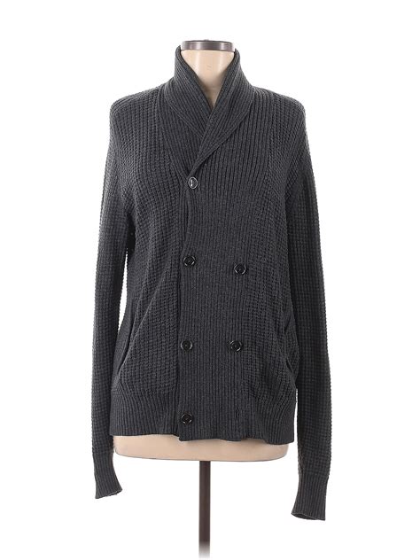 Gap Color Block Solid Gray Cardigan Size M 59 Off Thredup