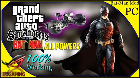 Batman Mod For GTA San Andreas PC Copy Paste Insallation YouTube