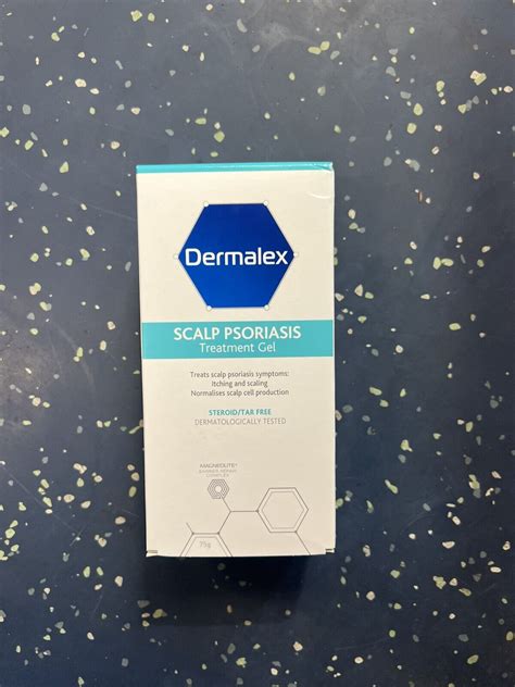 Dermalex Scalp Psoriasis Treatment Gel 75g Steroid Tar Free Exp 09